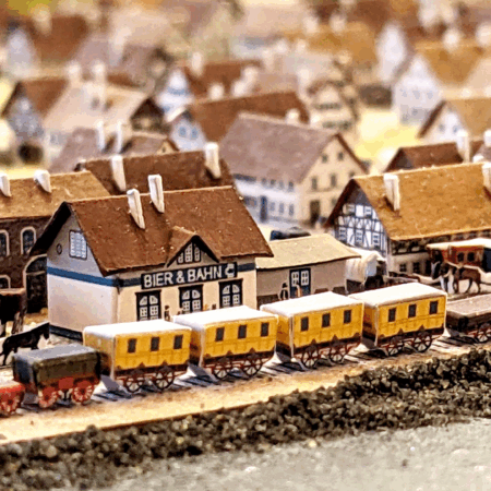 Train Station “Adler” Train Crane & Tracks